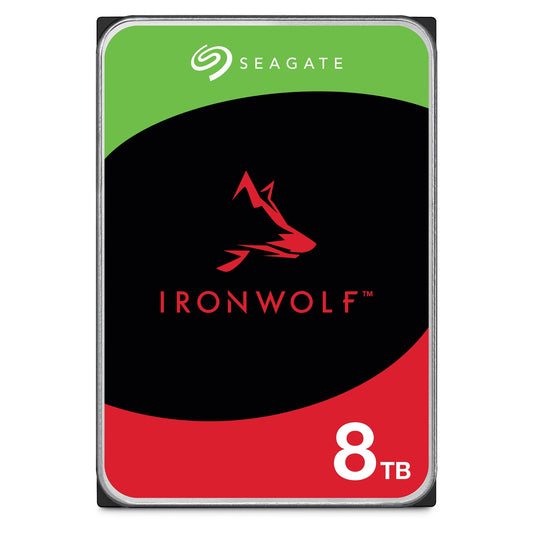 Seagate IronWolf NAS ST8000VN004 8TB 3.5" 7200RPM 256MB Cache Sata lll Internal Hard Drive