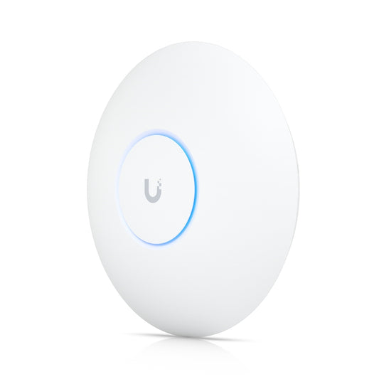 Ubiquiti UniFi U7 Pro WiFi 7 Access Point, with 6 GHz Support, 140 m (1,500 ft) coverage,300+ connected devices, Powered using PoE+, 2.5 GbE uplink