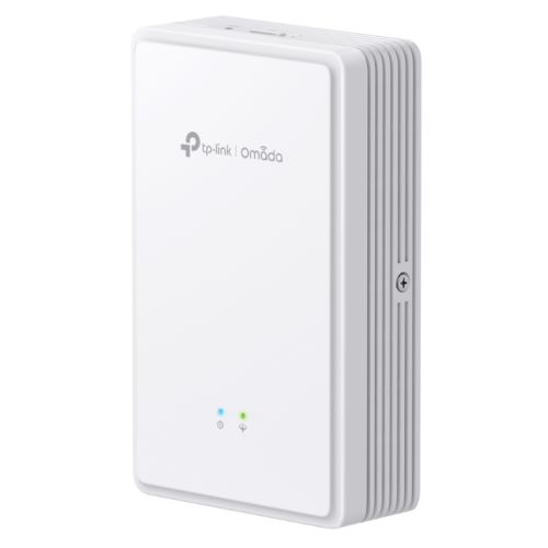 TP-LINK (EAP615GP-WALL) Omada AX1800 Wi-Fi 6 Wall Plate GPON Access Point, GPON Port, MU-MIMO, VoIP Calls