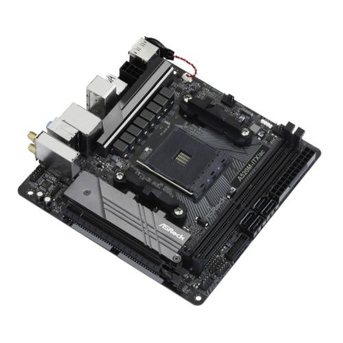 Asrock A520M-ITX/AC, AMD A520, AM4, Mini ITX, 2 DDR4, HDMI, DP, AC Wi-Fi, M.2