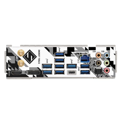 Asrock Z790 STEEL LEGEND WIFI, Intel Z790, 1700, ATX, 4 DDR5, HDMI, DP, eDP, Wi-Fi 6E, 2.5G LAN, PCIe5, RGB, 5x M.2