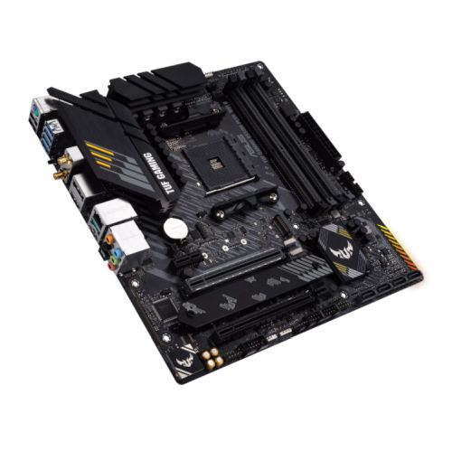 Asus TUF GAMING B550M-PLUS WIFI II, AMD B550, AM4, Micro ATX, 4 DDR4, HDMI, DP, AX Wi-Fi, 2.5GB LAN, PCIe4, RGB, 2x M.2