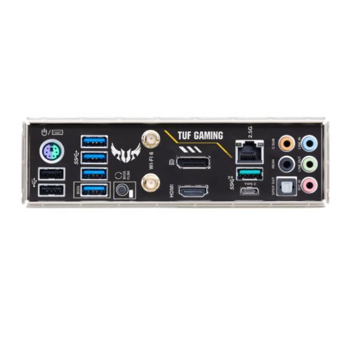 Asus TUF GAMING B550M-PLUS WIFI II, AMD B550, AM4, Micro ATX, 4 DDR4, HDMI, DP, AX Wi-Fi, 2.5GB LAN, PCIe4, RGB, 2x M.2