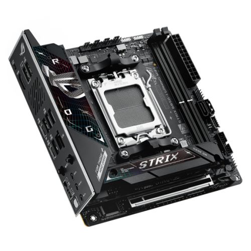 Asus ROG STRIX B850-I GAMING WIFI, AMD B850, AM5, Mini ITX, 2 DDR5, HDMI, Wi-Fi 7, 2.5G LAN, 2x M.2