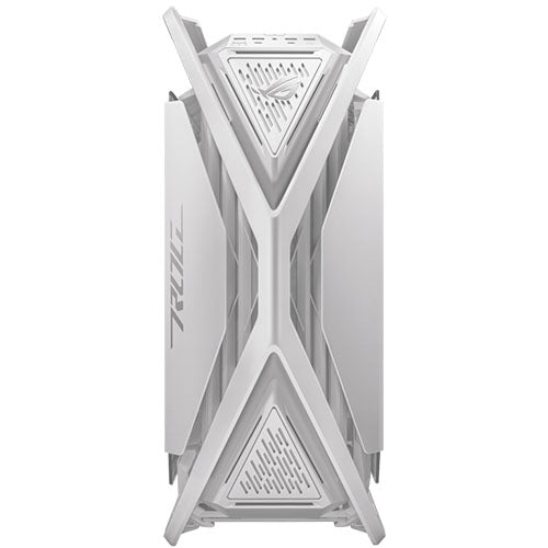 Asus ROG Hyperion GR701 Gaming Case w/ Glass Windows, E-ATX, 4x 14cm Fans, Dual 420mm Radiator Support, USB-C (60W FC), Fan Hub & Lighting Panel, White