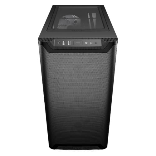 Be Quiet! Pure Base 501 LX Gaming Case w/ Glass Side, ATX, Compact Design, 4x ARGB Fans, ARGB Controller & Hub, High Airflow, USB-C, Black