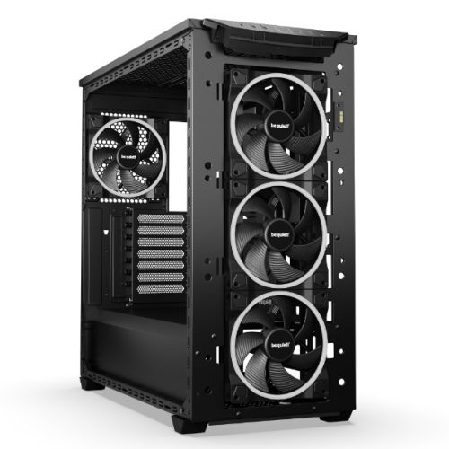 Be Quiet! Shadow Base 800 FX RGB Gaming Case w/ Glass Window, E-ATX, ARGB Front Strips & Controller, 4x ARGB Fans & Hub, Mesh Airflow, USB-C, Black