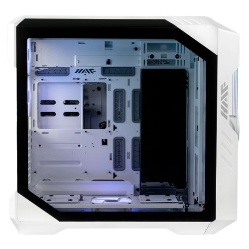 Cooler Master HAF 700 EVO Gaming Case w/ Glass Side, E-ATX, Multi Chamber, 5x ARGB Fans, ARGB Fan Hub, Front LCD Display, USB-C, White