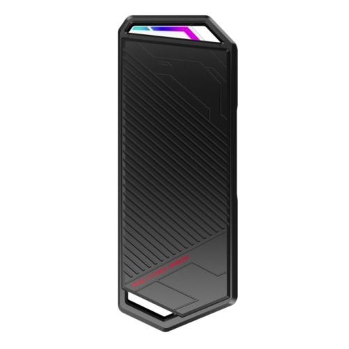 Asus ROG STRIX ARION M.2 NVMe SSD Caddy, USB 3.2 Gen2 Type-C, Aluminium, Thermal Pads, RGB Lighting, Hanger & USB-A Cable inc.