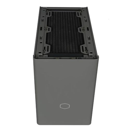 Cooler Master NR200P MAX Case w/ Glass or Mesh Side, Mini ITX, 280mm AIO Cooler, 850W PSU & 2x PWM Fans Included, 3-Slot GPU Support, Black/Grey