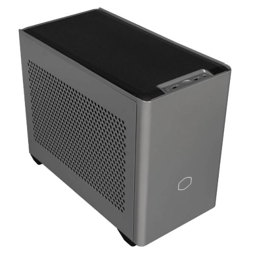 Cooler Master NR200P MAX Case w/ Glass or Mesh Side, Mini ITX, 280mm AIO Cooler, 850W PSU & 2x PWM Fans Included, 3-Slot GPU Support, Black/Grey
