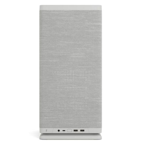 Fractal Design Mood (Light Grey) SFF Case, Mini ITX, Requires SFX/SFX-L PSU, 1 Fan, PCIe 4.0 Riser Card, USB-C, 325mm GPU & 280mm Radiator Support
