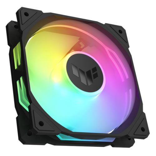 Asus TUF Gaming TR120 ARGB 12cm PWM Case Fans (3 Pack), Hydraulic Bearing, 28mm Frame, Double-layer LED Matrix Design, 2000 RPM, Black