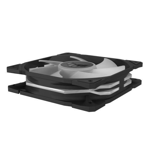Asus TUF Gaming TR120 ARGB 12cm PWM Case Fans (3 Pack), Hydraulic Bearing, 28mm Frame, Double-layer LED Matrix Design, 2000 RPM, Black