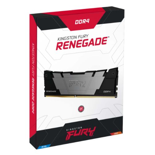 Kingston Fury Renegade 32GB Kit (2 x 16GB), DDR4, 3600MHz (PC4-28800), CL16, XMP, DIMM Memory, Black/Grey