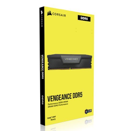 Corsair Vengeance 32GB Kit (2 x 16GB), DDR5, 6000MHz (PC5-48000), CL36, 1.4V, XMP 3.0, PMIC, Black, DIMM Memory