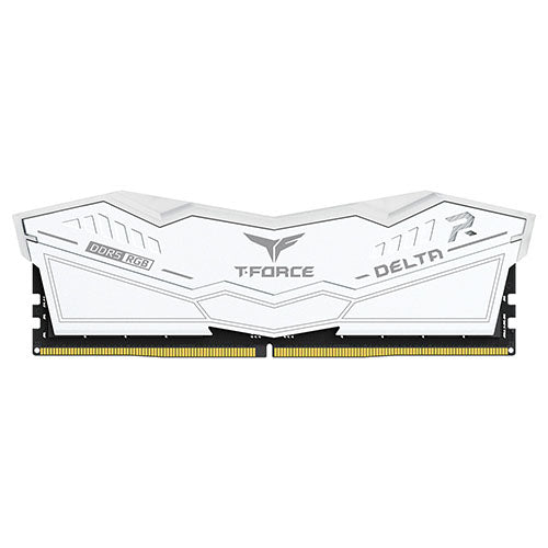 Team T-Force Delta RGB 32GB Kit (2 x 16GB), DDR5, 6000MHz (PC5-48000), CL30, ECC, AMD EXPO & XMP 3.0, PMIC, DIMM Memory, White