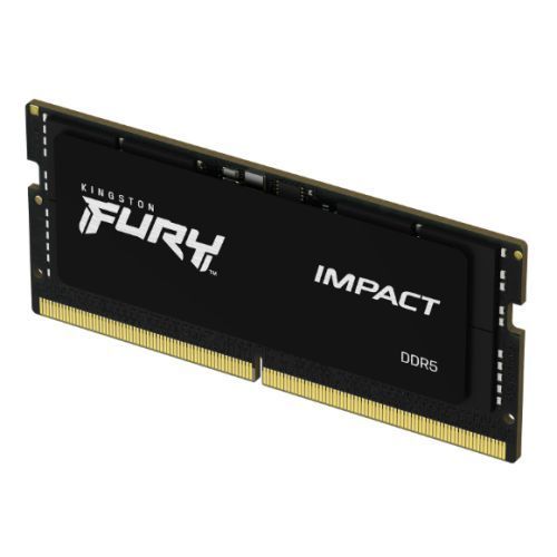 Kingston Fury Impact 32GB Kit (2 x16GB), DDR5, 5600MHz (PC5-44800), CL40, 1.1V, Intel XMP 3.0, SODIMM Memory