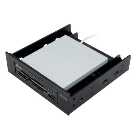 Akasa Front Bay 3.5" Device Adapter, Frame to Fit 3.5" device/SSD/HDD into a 5.25" Bay