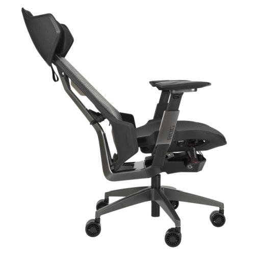 Asus ROG Destrier Ergo Gaming Chair, Cyborg-Inspired Design, Versatile Seat Adjustments, Mobile Gaming Arm Support, Acoustic Panel