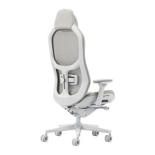 Fractal Design Refine Mesh Light Gaming Chair, Synchro-Tilt, Memory Foam Headrest, Padded 4D Armrests, Adaptable Support