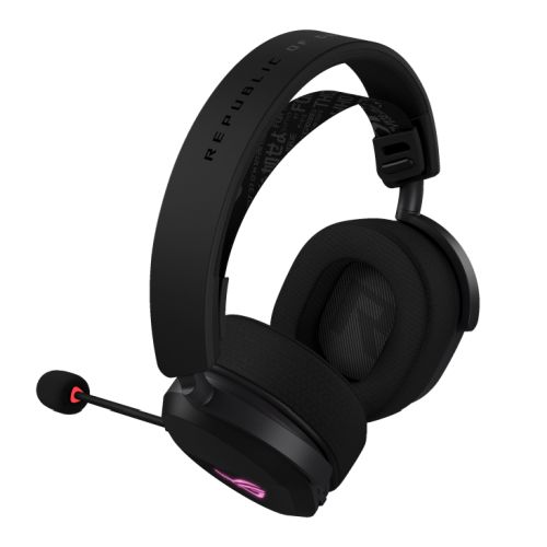 Asus ROG Pelta Tri-Mode RGB Wireless Lightweight Gaming Headset, 2.4GHz/Btooth/USB-C, 50mm Titanium Drivers, 10mm Super-Wideband Mic