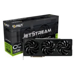 Palit RTX4070 SUPER JetStream OC, 12GB DDR6X, HDMI, 3 DP, 2640MHz Clock, Overclocked