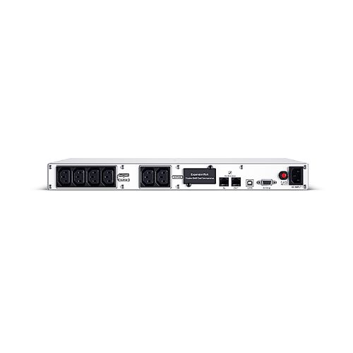 CyberPower Smart App 1000VA Line Interactive 1U Rackmountable Office UPS, 600W, LCD Display, 6x IEC, AVR Energy Saving, Hot-swappable Batteries