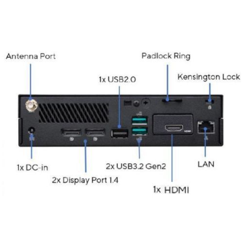 Asus Mini PC PB63 Barebone (PB63-B-B7077MH), i7-13700, DDR5, 2.5"/M.2, HDMI, 2 DP, USB-C, GB LAN, Wi-Fi 6E, VESA - No RAM, Storage or O/S