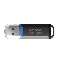 ADATA 64GB C906 USB 2.0 Memory Pen, Compact, Black & Blue