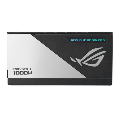 Asus 1000W ROG LOKI SFX-L Platinum PSU, Small Form Factor, Fully Modular, 80+ Platinum, ATX 3.0, PCIe 5.0, RGB, ATX-to- SFX Bracket