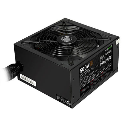 GameMax 500W RPG Rampage PSU, Fully Wired, 80+ Bronze, Flat Black Cables, Power Lead Not Included