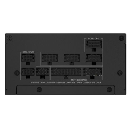 Corsair 750W SF Series SF750 SFX PSU, Fully Modular, 80+ Platinum, Fluid Dynamic Fan, ATX 3.1, PCIe 5.1, SFX-to-ATX Bracket