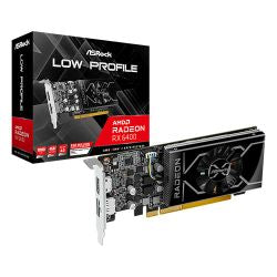 Asrock RX6400 Low Profile 4GB, 4GB DDR6, HDMI, DP, 2321MHz Clock, 0dB Cooling