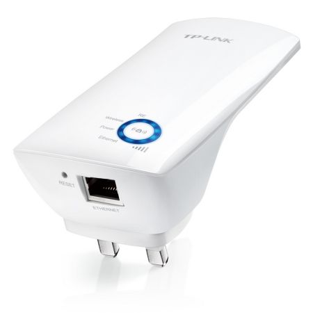TP-LINK (TL-WA850RE) 300Mbps Wall-Plug Wifi Range Extender, 1 LAN, AP Mode