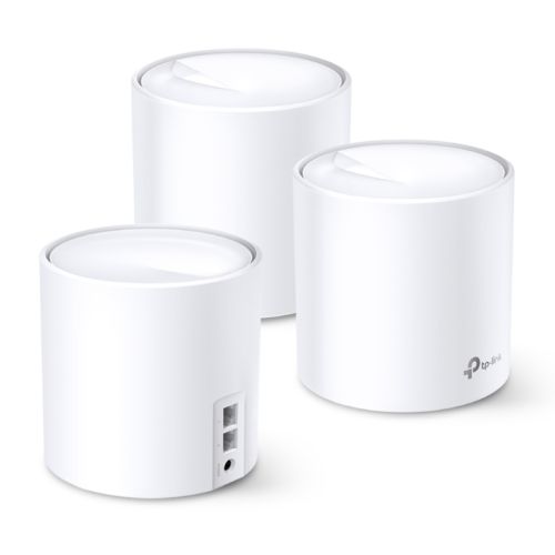 TP-LINK (DECO X20) Whole Home Mesh Wi-Fi 6 System, 3 Pack, Dual Band AX1800, OFDMA & MU-MIMO