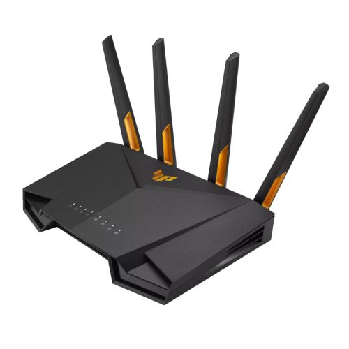 Asus (TUF-AX3000 V2) TUF Gaming AX3000 Dual Band Wi-Fi 6 Router, Mobile Game Mode, 3 Steps Port Forwarding, 2.5G LAN, AiMesh, AiProtection Pro