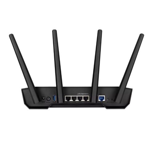 Asus (TUF-AX3000 V2) TUF Gaming AX3000 Dual Band Wi-Fi 6 Router, Mobile Game Mode, 3 Steps Port Forwarding, 2.5G LAN, AiMesh, AiProtection Pro
