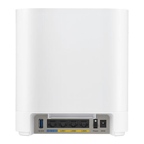 Asus (ExpertWiFi EBM68) AX7800 Tri-Band Wi-Fi 6 Business Mesh System, Single Unit, Guest Networks, Commercial Grade Security, White