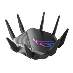 Asus (GT-AXE11000) ROG Rapture AXE11000 Wi-Fi 6E Tri-Band Gaming Wi-Fi 6 Router, 6GHz Band, 2.5G WAN/LAN port, RGB, AiMesh, Game Acceleration
