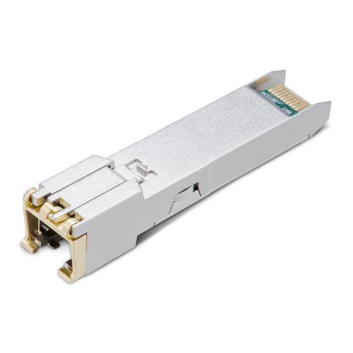 TP-LINK (SM331T) 1000BASE-T RJ45 SFP Module, Support TX Disable, 100m Reach Over Cat5e or Above, Hot-Pluggable