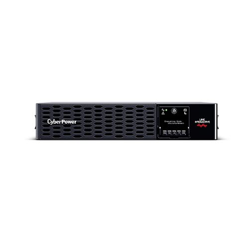 CyberPower Smart App 1000VA Line Interactive 2U Rackmountable Professional UPS, 1000W, LCD Display, 10x IEC, AVR Energy Saving, Hot-swappable Batteries