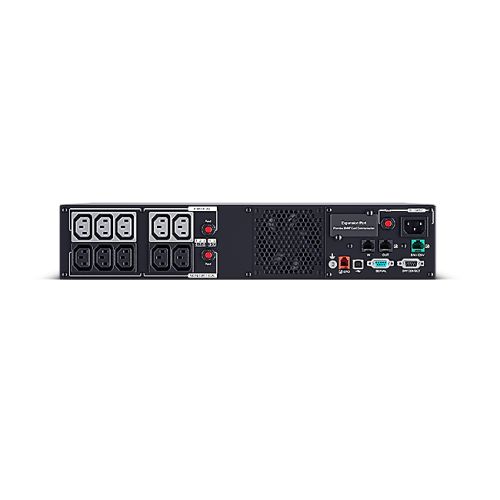 CyberPower Smart App 1000VA Line Interactive 2U Rackmountable Professional UPS, 1000W, LCD Display, 10x IEC, AVR Energy Saving, Hot-swappable Batteries