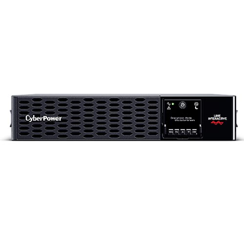 CyberPower XL Smart App 2200VA Line Interactive 2U Rackmountable Professional UPS, 2200W, LCD Display, 8x IEC, AVR Energy Saving, Hot-swappable Batteries, Ext. Battery Module