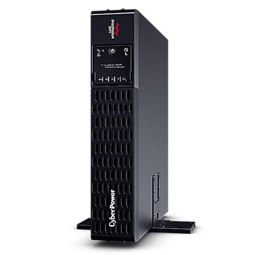 CyberPower Smart App 2200VA Line Interactive 2U Rackmountable Professional UPS, 2200W, LCD Display, 8x IEC, AVR Energy Saving, Hot-swappable Batteries
