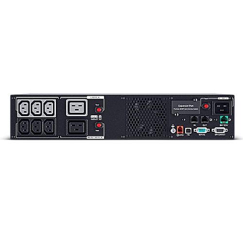 CyberPower Smart App 2200VA Line Interactive 2U Rackmountable Professional UPS, 2200W, LCD Display, 8x IEC, AVR Energy Saving, Hot-swappable Batteries