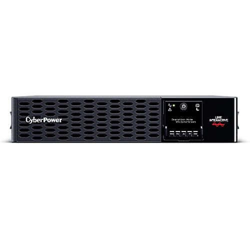 CyberPower Smart App 3000VA Line Interactive 2U Rackmountable Professional UPS, 3000W, LCD Display, 8x IEC, AVR Energy Saving, Hot-swappable Batteries