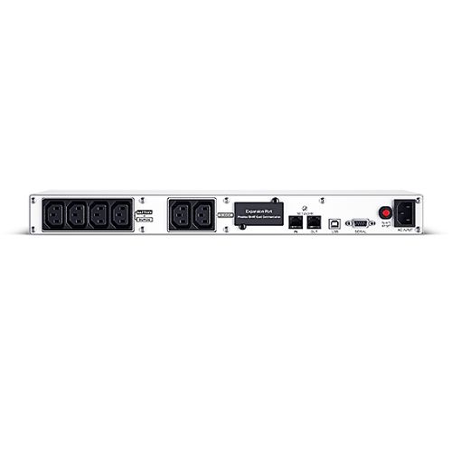 CyberPower Smart App 600VA Line Interactive 1U Rackmountable Office UPS, 360W, LCD Display, 6x IEC, AVR Energy Saving, Hot-swappable Batteries