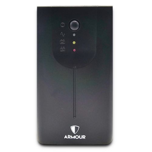 Armour 650VA UPS, 390W, LED Indicators, 2x UK Plug, 2x RJ45, USB