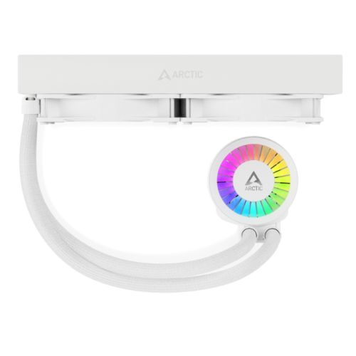 Arctic Liquid Freezer III A-RGB 280mm Liquid CPU Cooler, P14 PWM PST ARGB Fans & ARGB PWM Controlled Pump, White